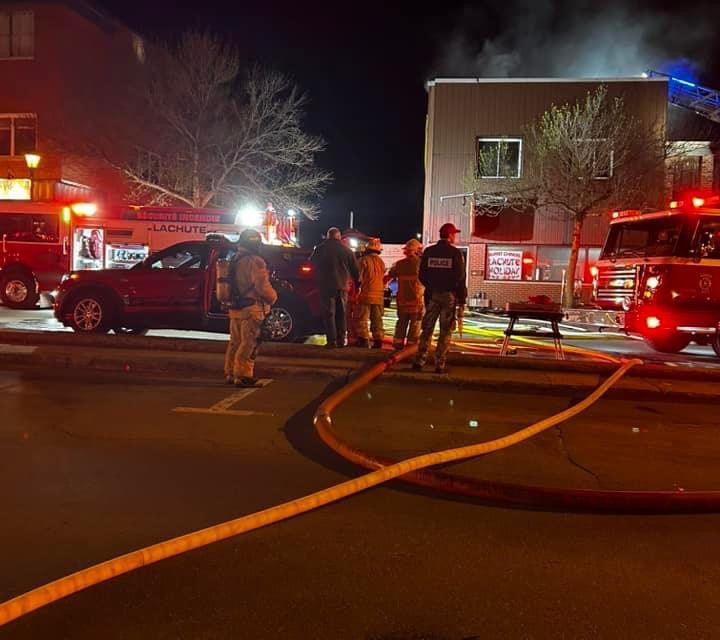Fire closes Lachute restaurant