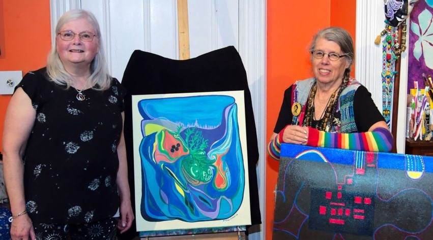 Arbor Gallery will host the finnisage of the 'Two Crones' exhibition by Susan Jephcott and Marion McGill Hodge, on Sunday, April 2. Submitted Photo